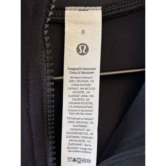 Lululemon Define Relaxed-Fit Jacket Luon black Size 8 NWT Authentic - Picture 3 of 5